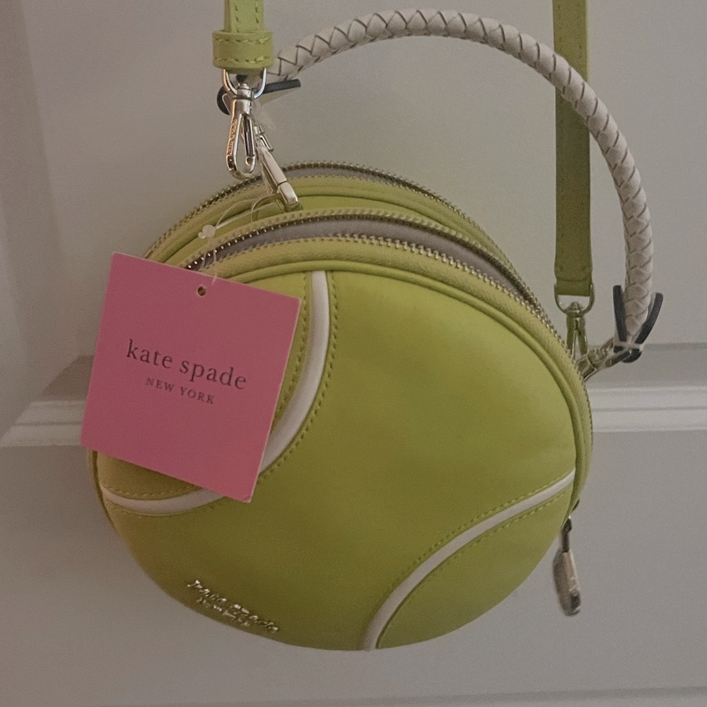 Kate Spade Green Tennis Ball Crossbody Bag